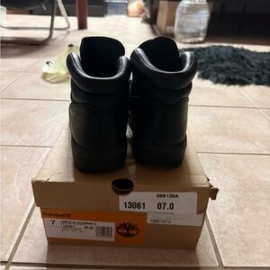 Timberland Men's Black Leather Boots